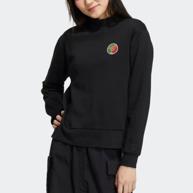 (WMNS) adidas Neo Vbe Sweatshirts 2 'Black' HN2369 - 2