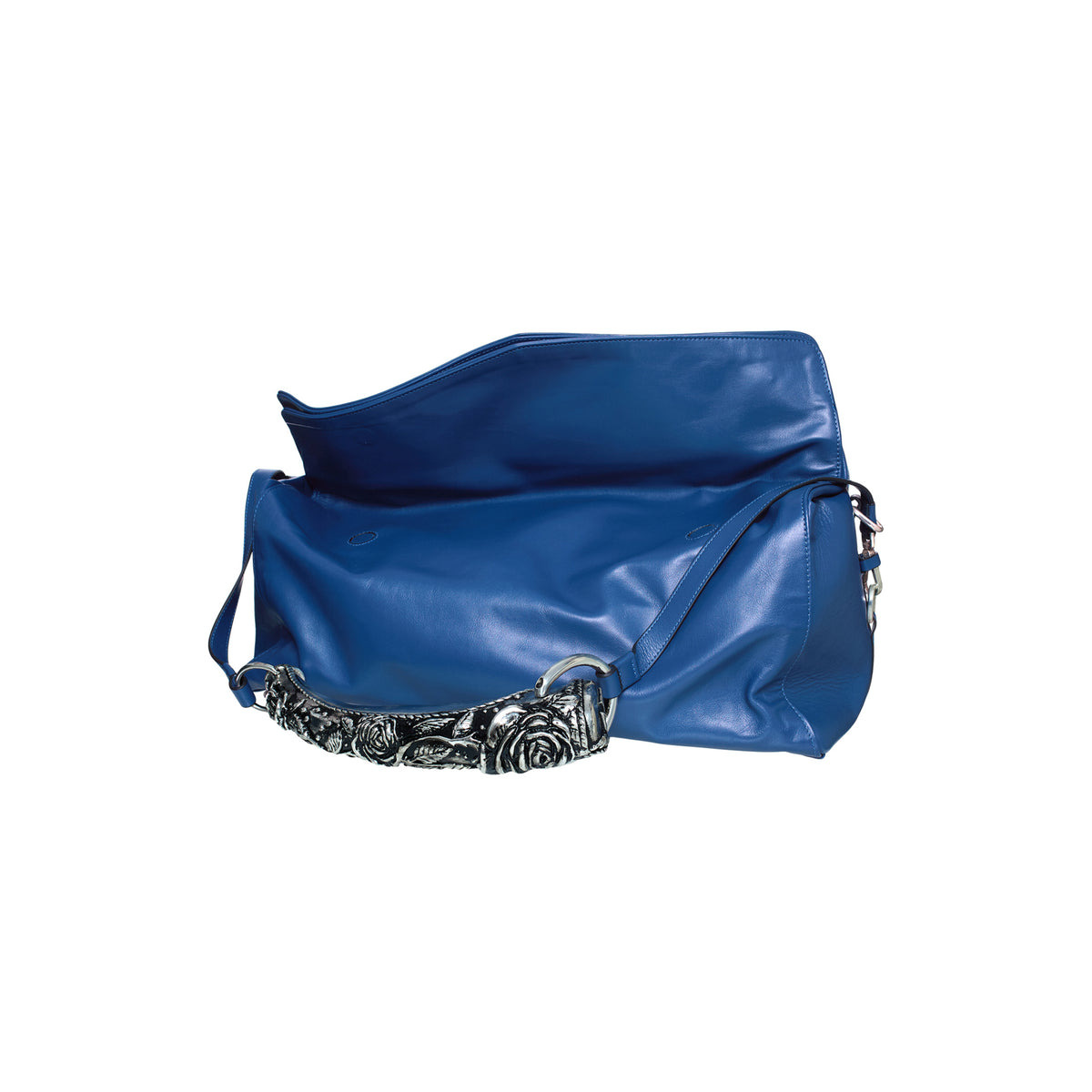 WEEKEND ROSE HANDLE BAG (BLUE) - 3