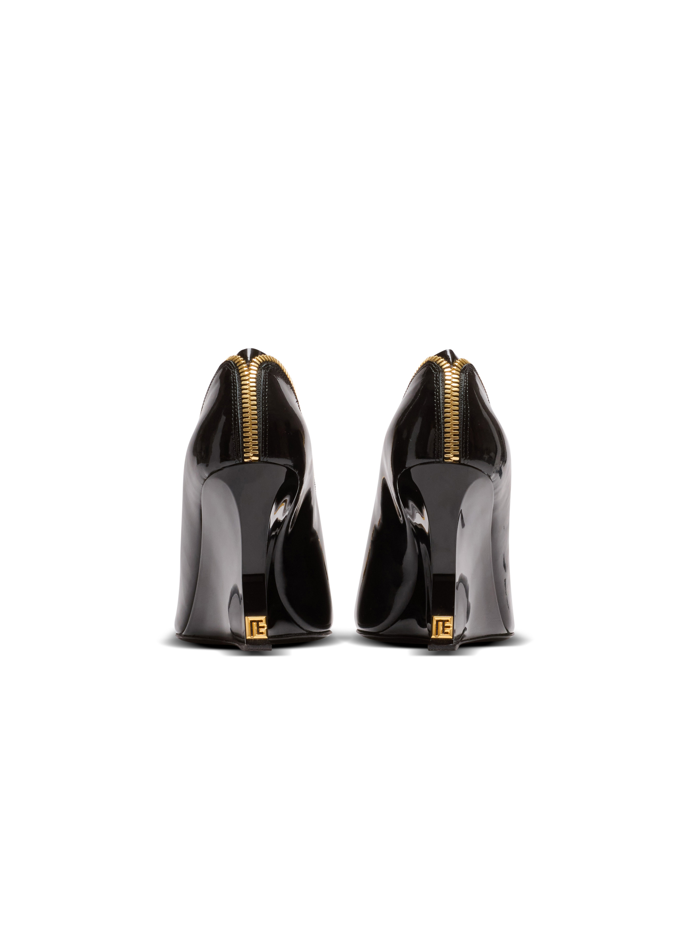 Zip Wedge pumps in patent leather - 4