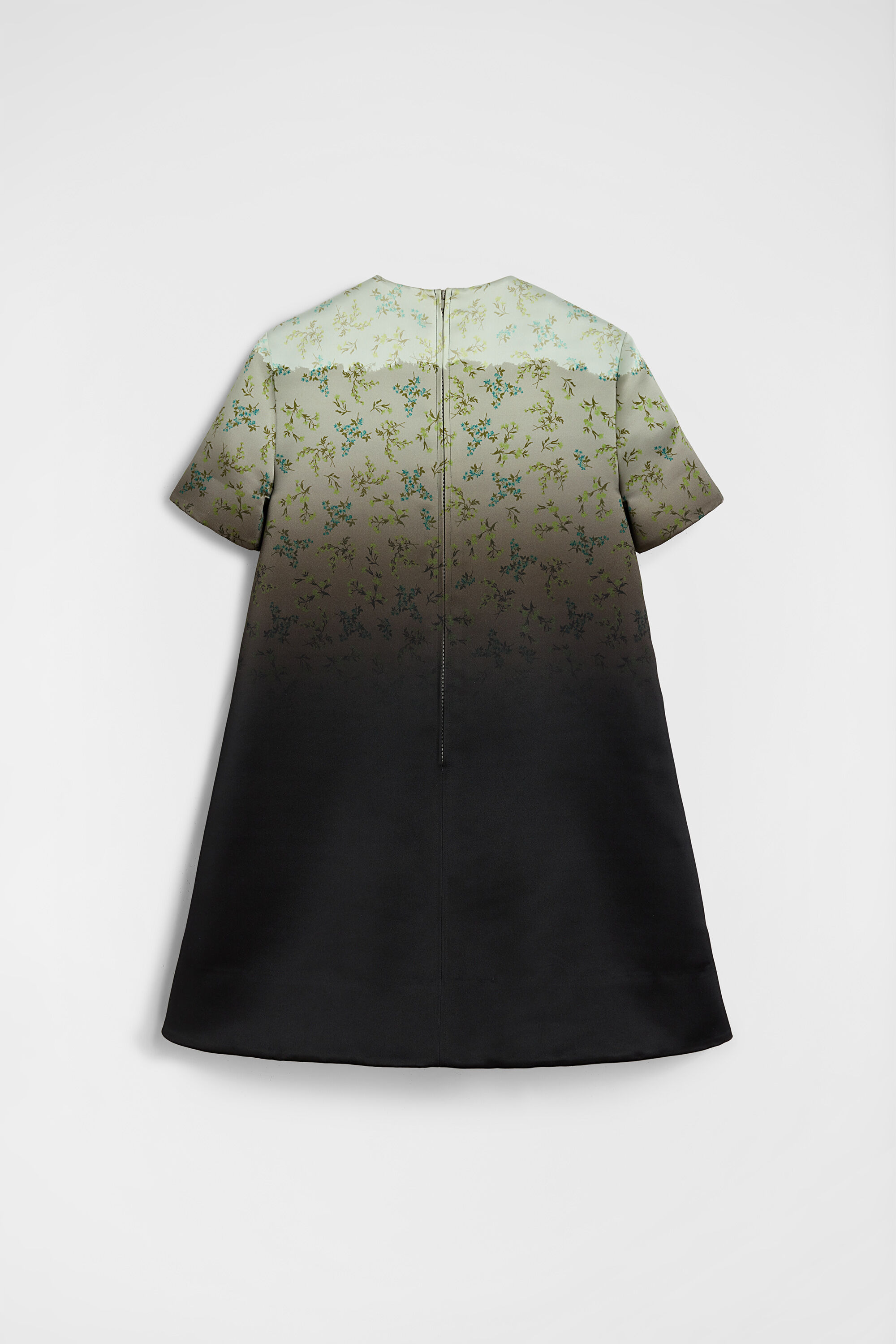 Silk Printed Mini Dress - 6