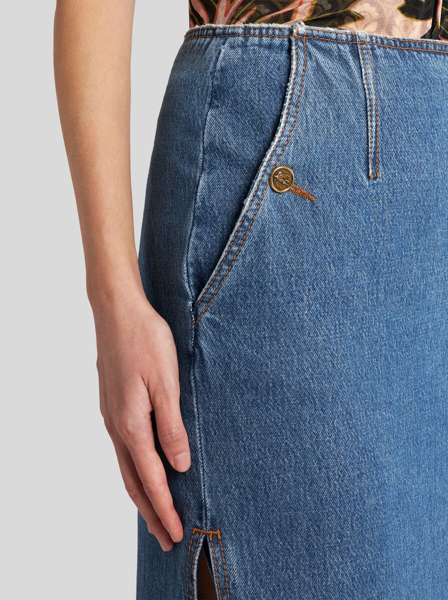DENIM SKIRT - 4