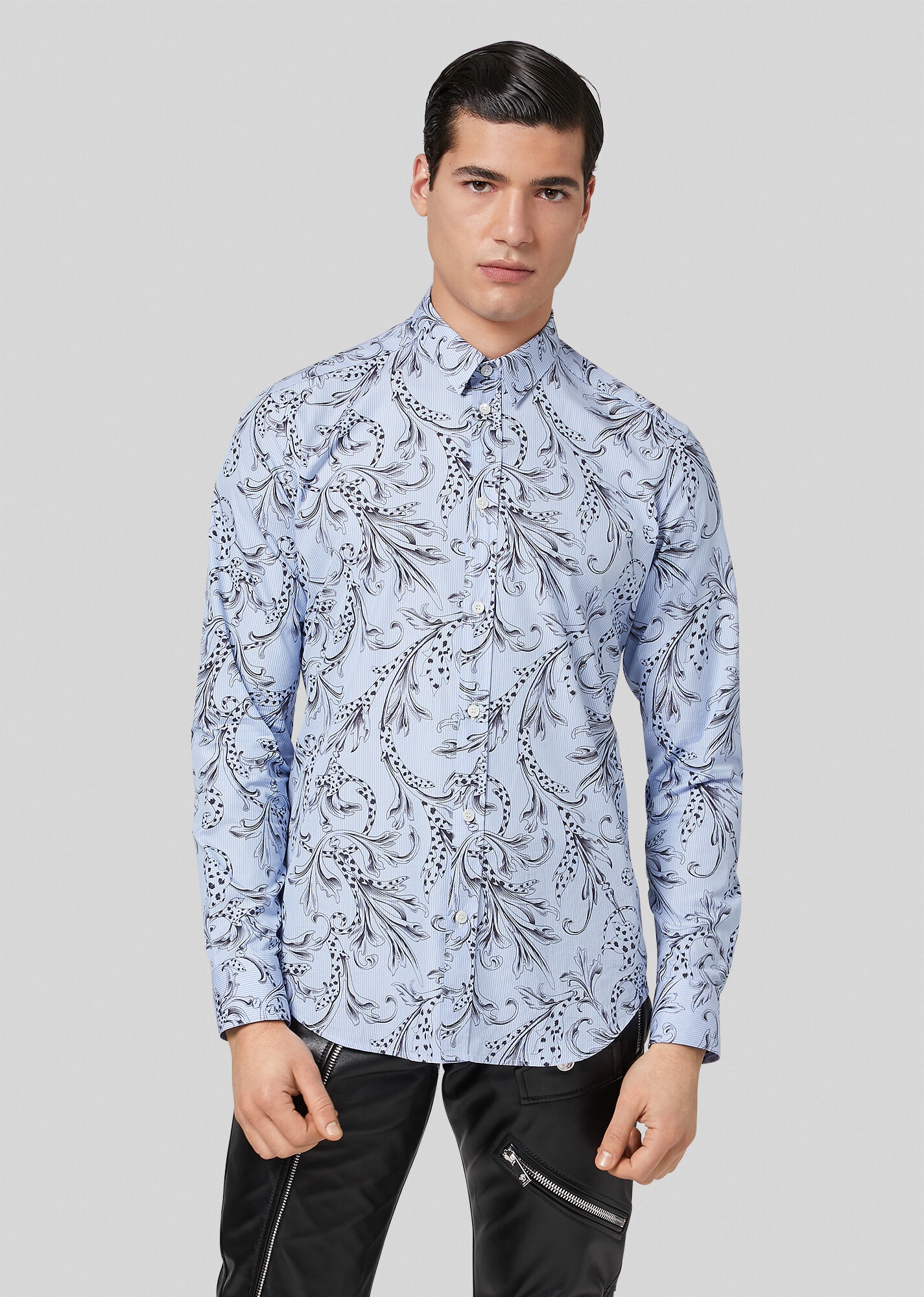 Acanthus Print Cotton Poplin Shirt - 2