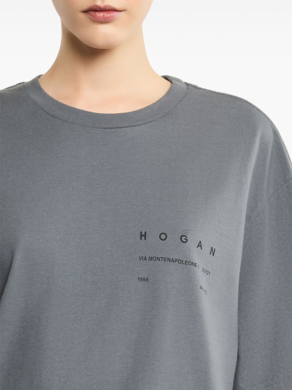 logo-print cotton T-shirt - 5