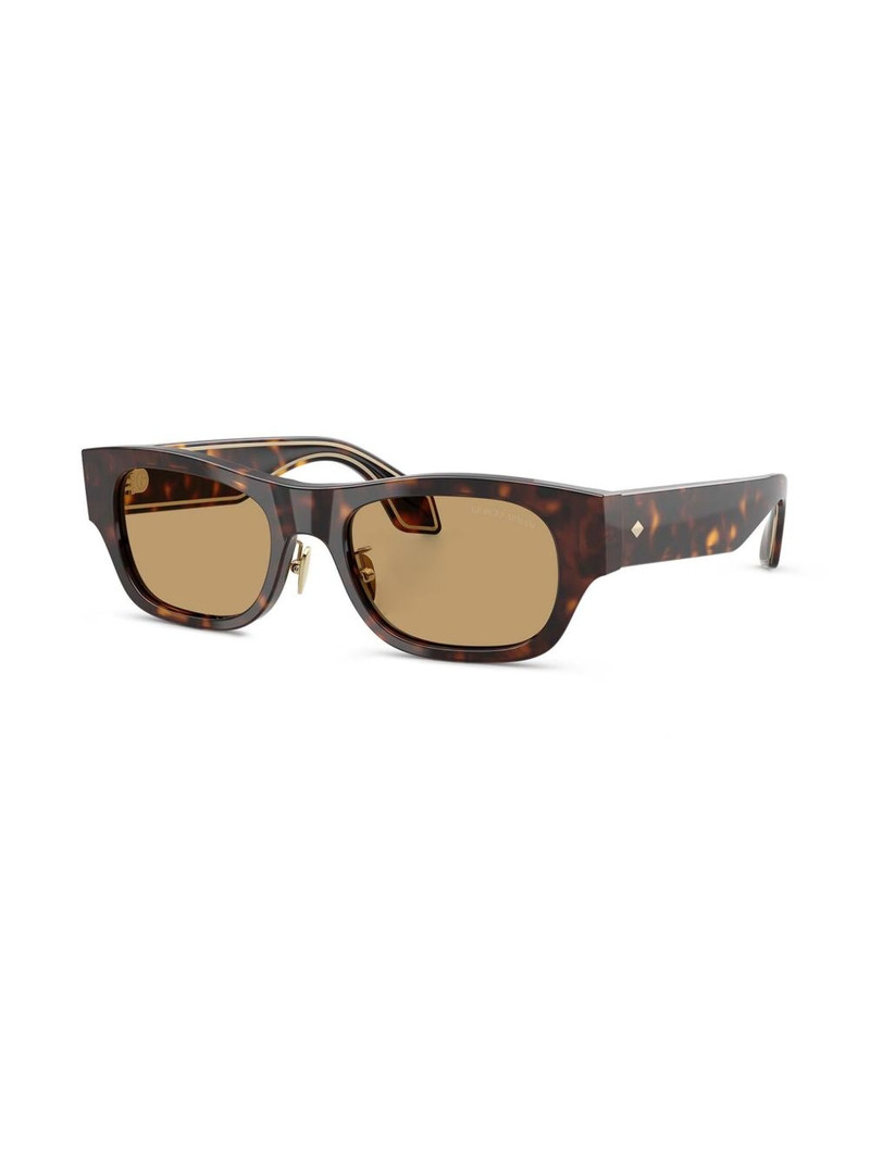 GIORGIO ARMANI rectangle-frame sunglasses outlook