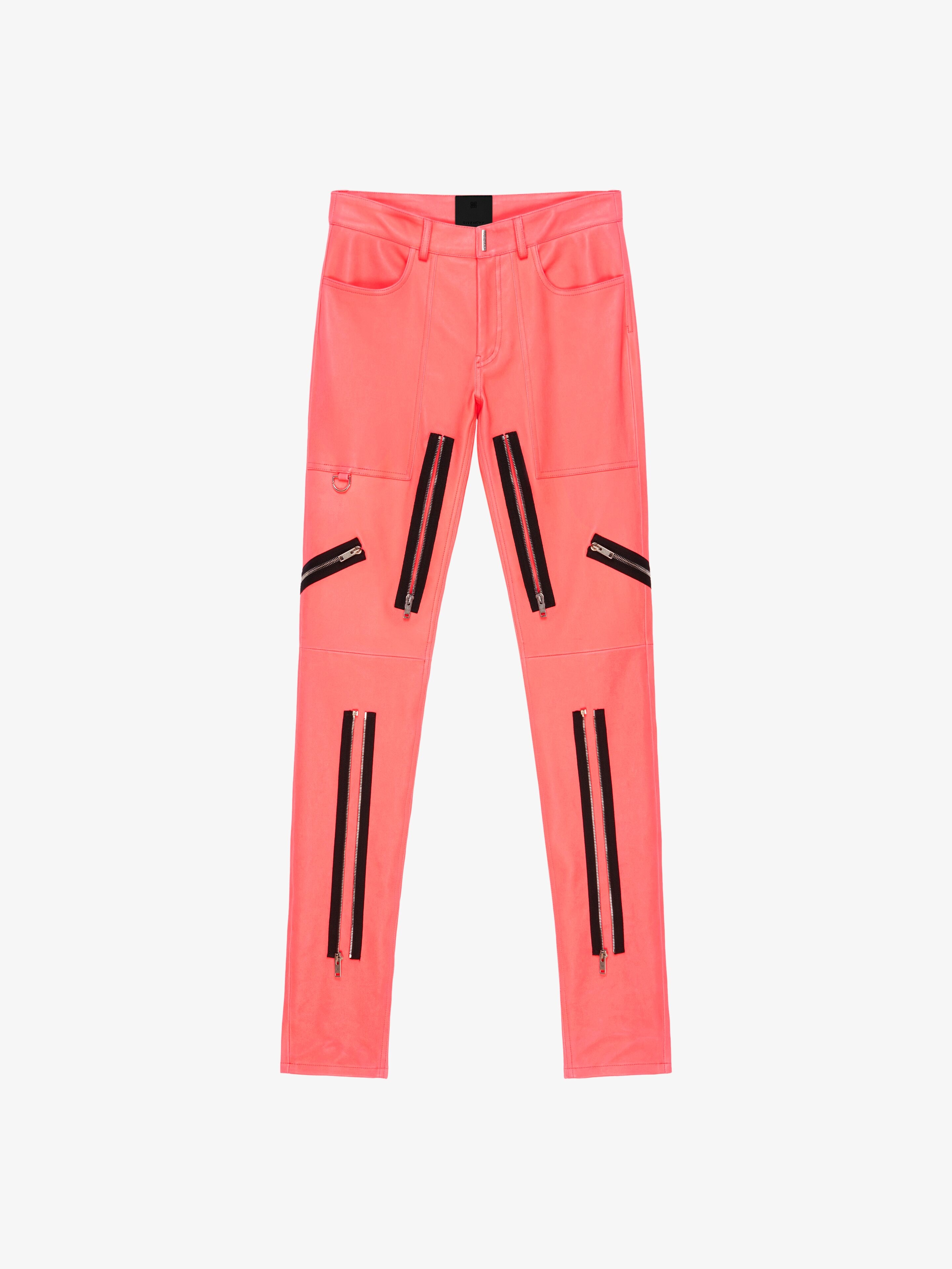 SLIM FIT PANTS IN NAPPA LEATHER - 1
