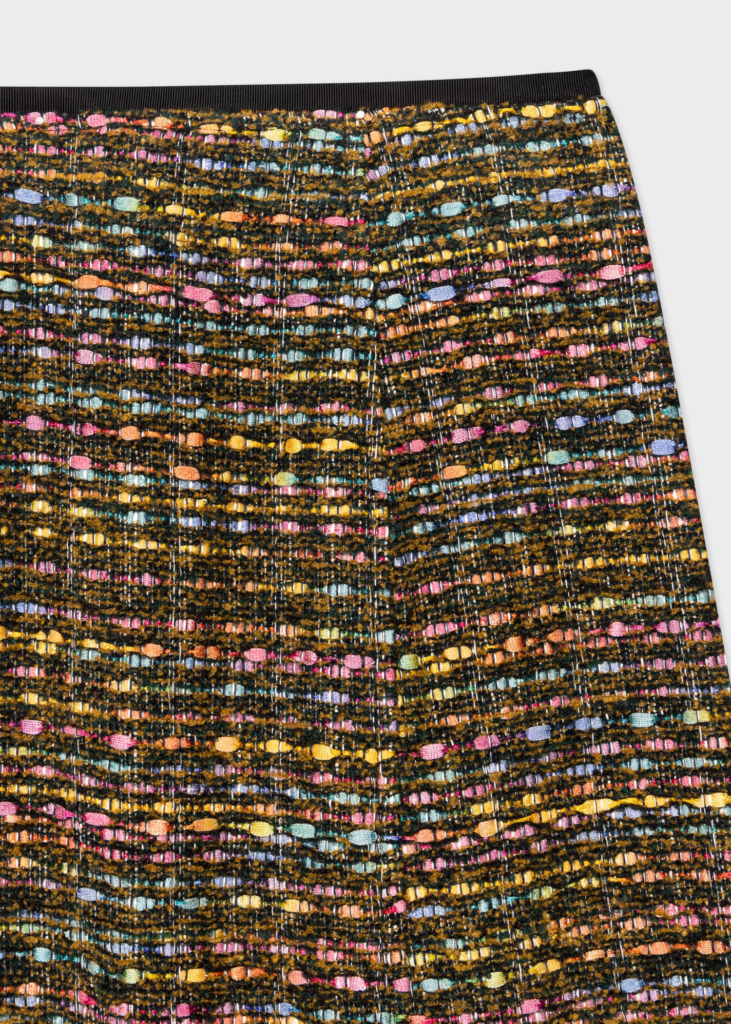 Multi Colour Tweed Mini Skirt - 2