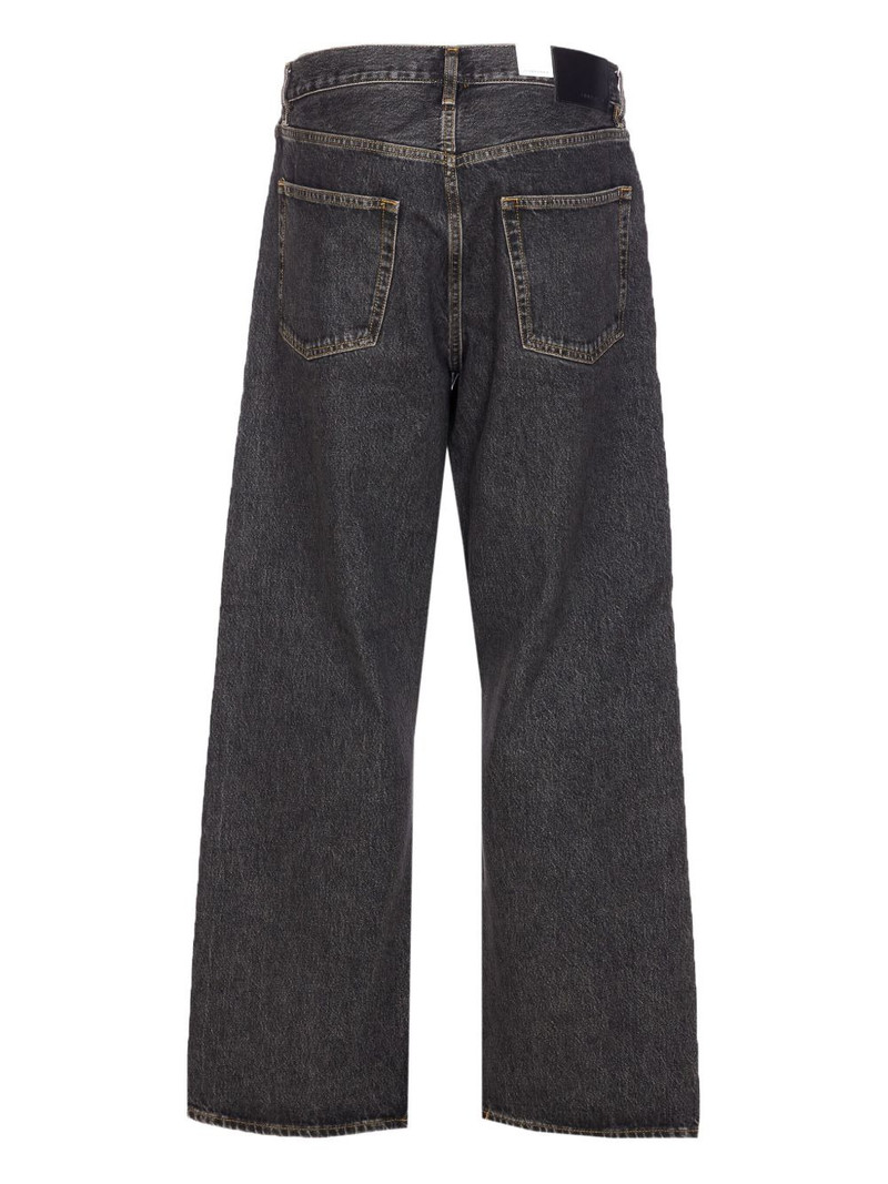 SUNFLOWER five-pocket patch-logo jeans outlook