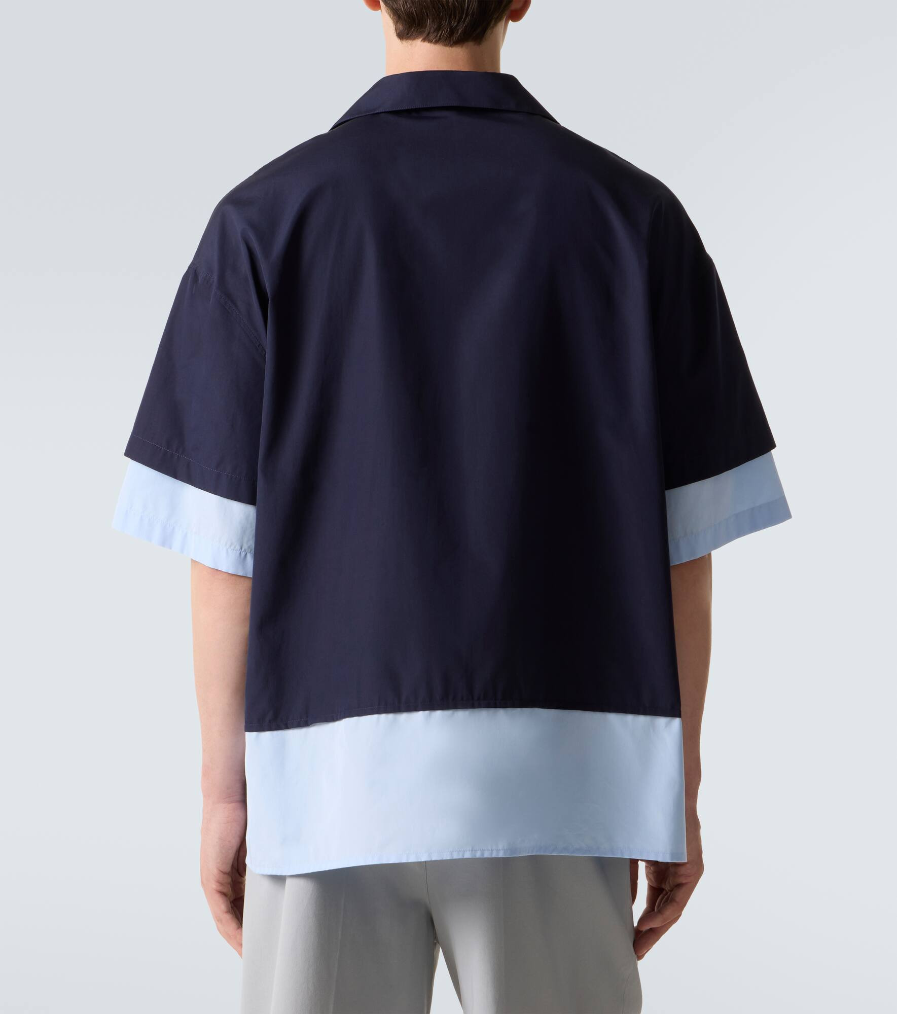 Anagram cotton poplin bowling shirt - 4