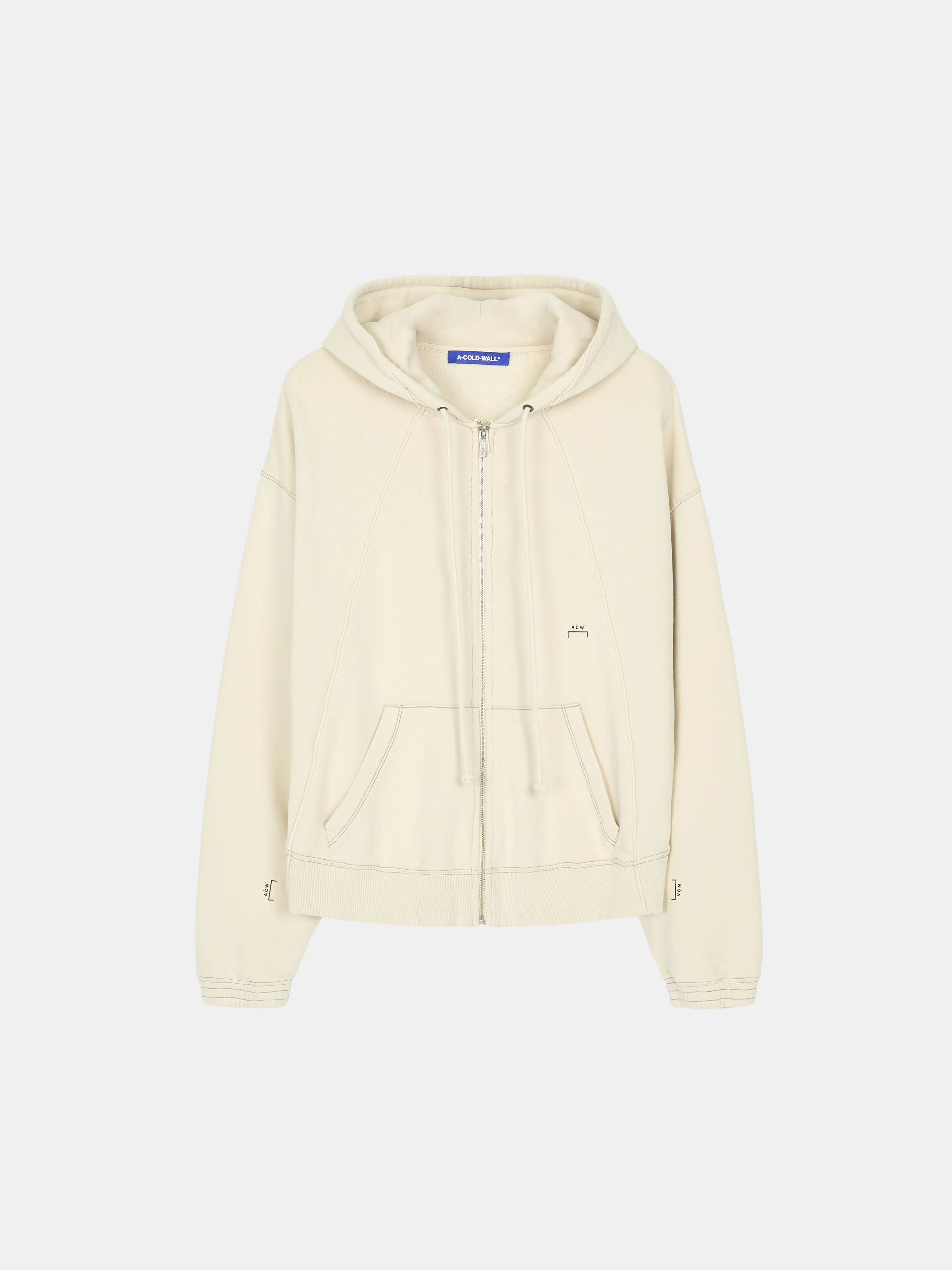 Millbank Zip Hoodie Bone - 1