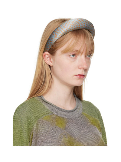 Vivienne Westwood Blue Embroidered Headband outlook