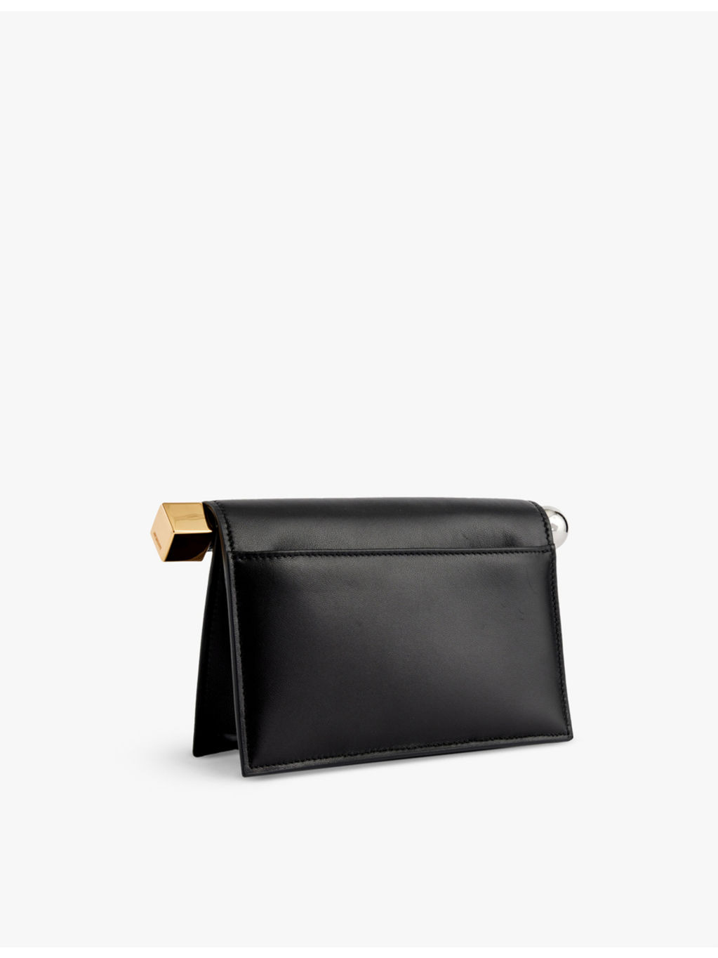 La Petite Pochette Rond leather clutch bag - 4