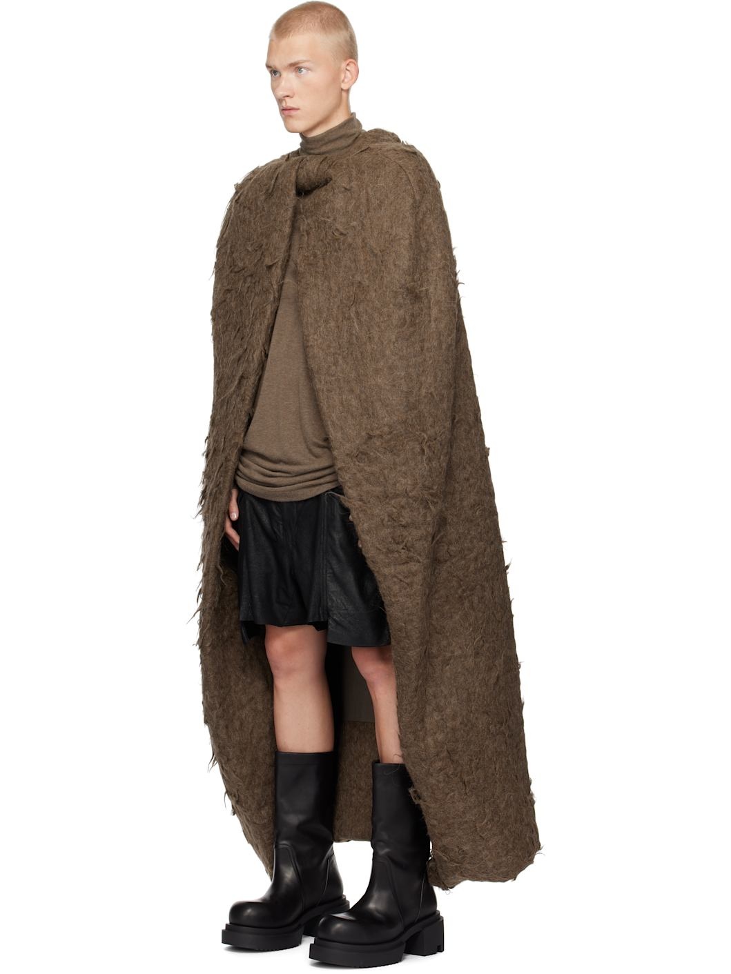 Brown Porterville Masto Cape Coat - 4