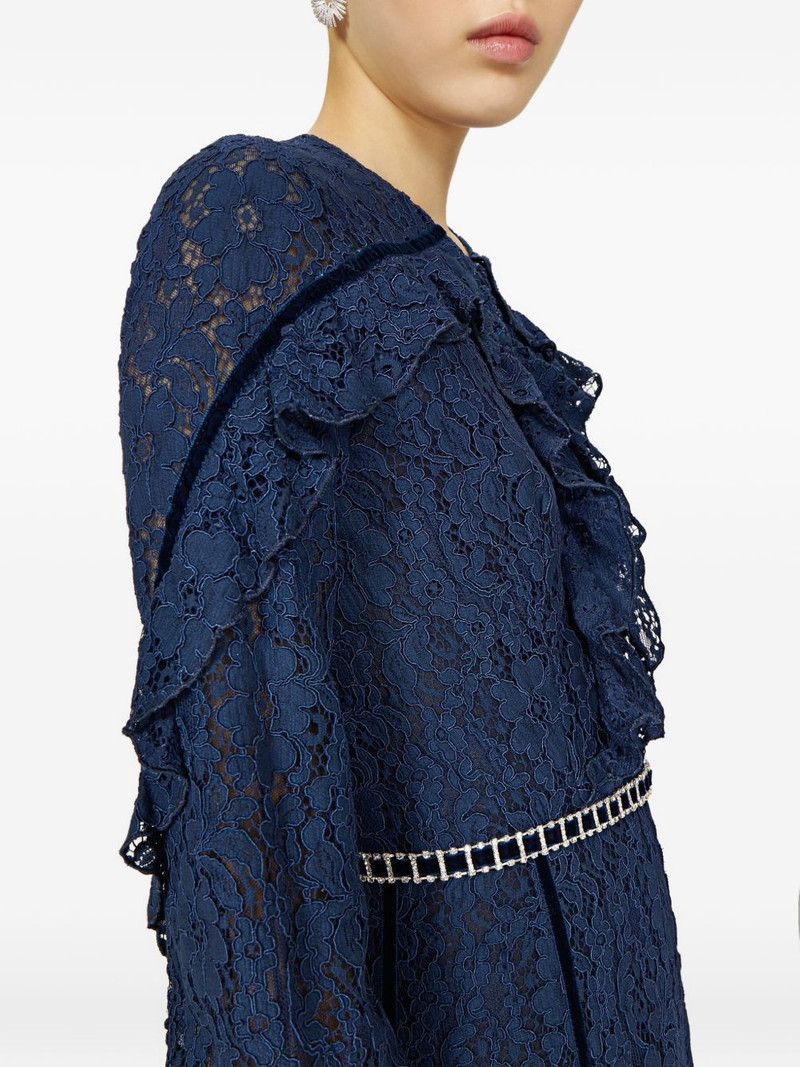 Gianna lace ruffled gown 4