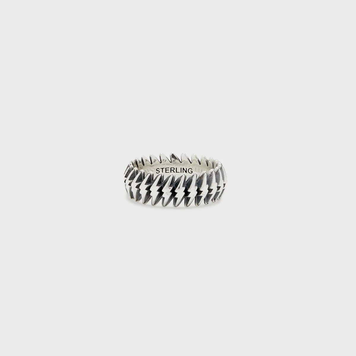 RS-M25-SHAZAM-SM GOOD ART HLYWD Model 25 Ring Shazam! Small - Sterling Silver - 1