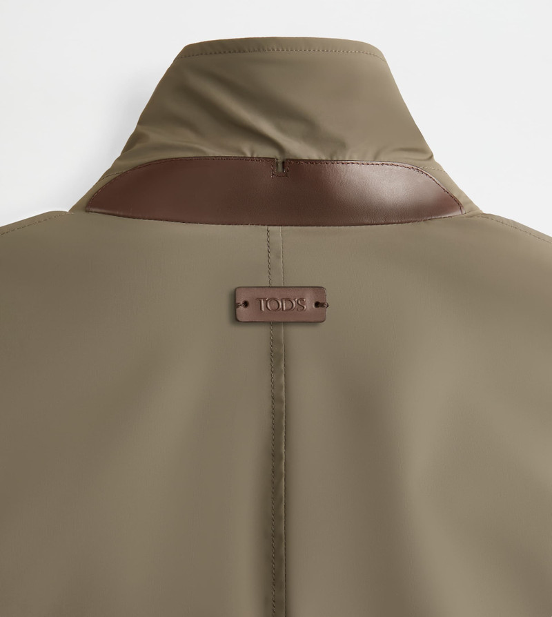 JACKET IN TECHNICAL FABRIC - GREEN 5