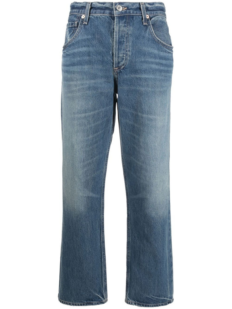 high-rise straight-leg jeans 1