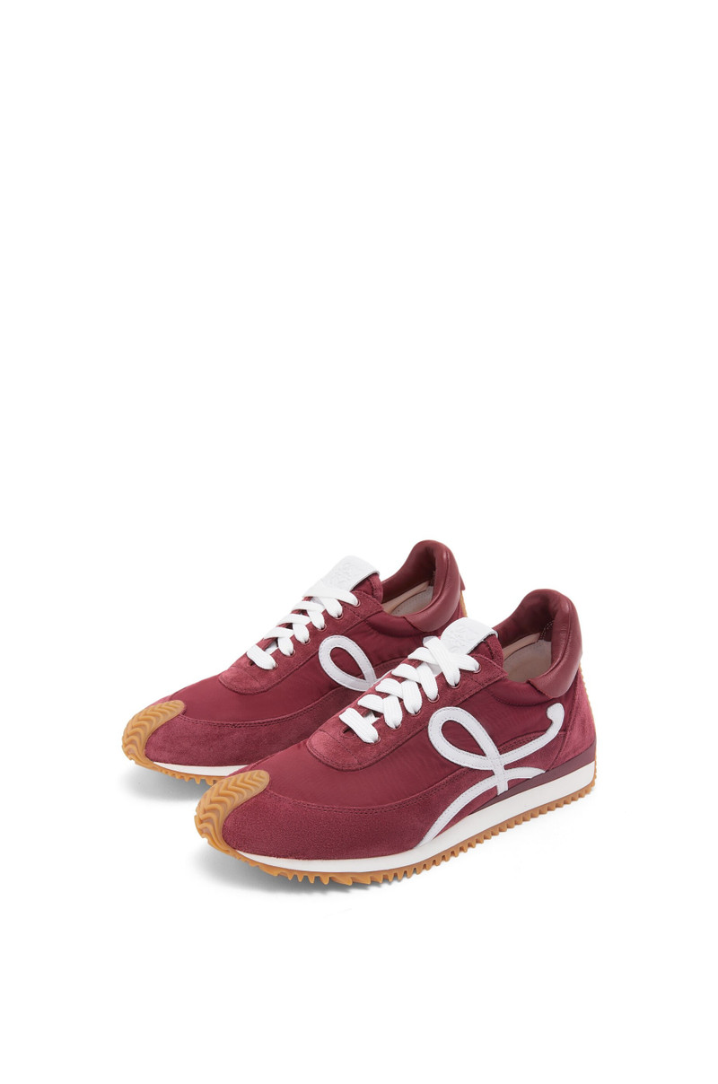 Flow Runner in nylon and suede 3