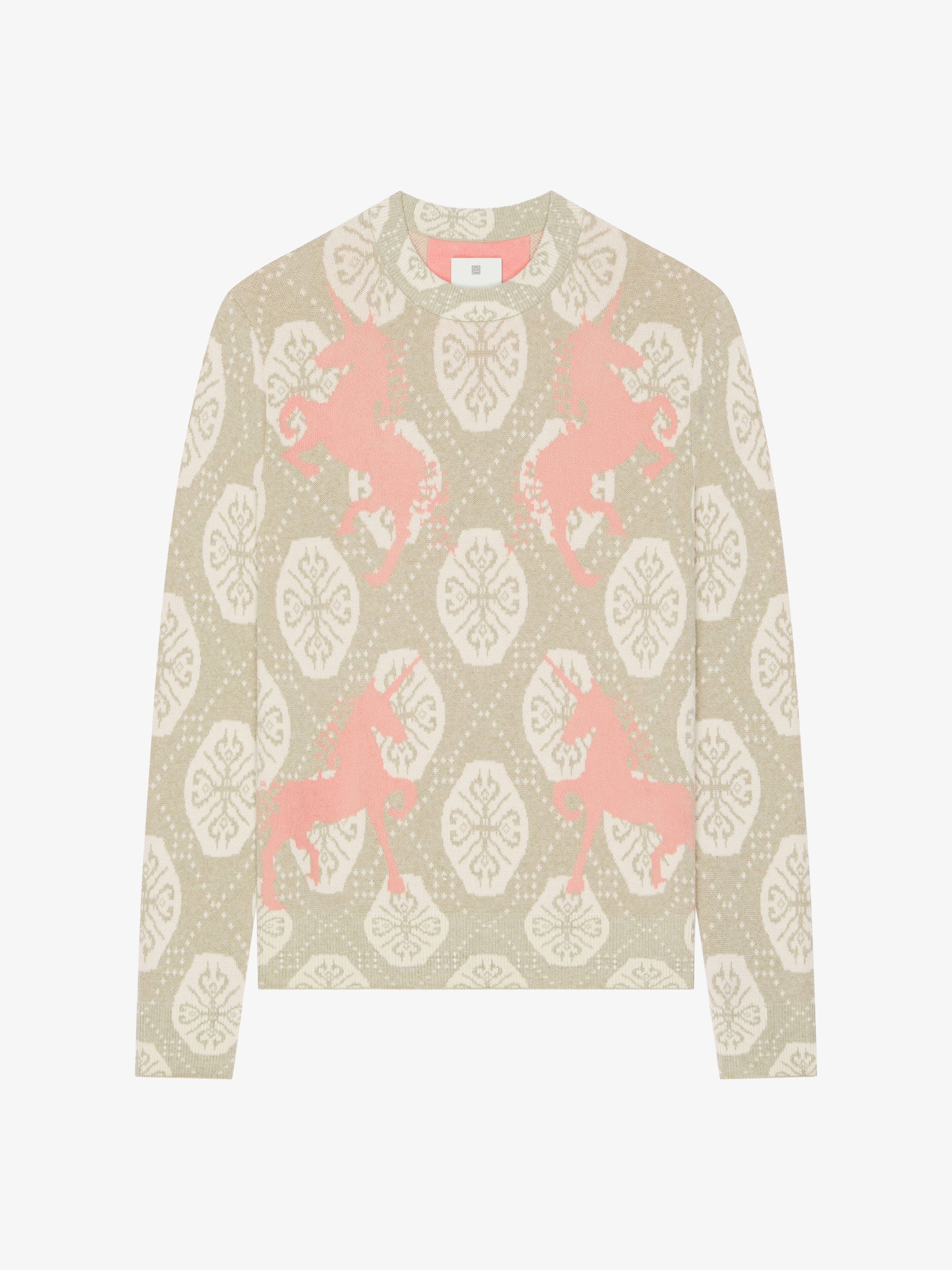 SWEATER IN UNICORNS JACQUARD - 1