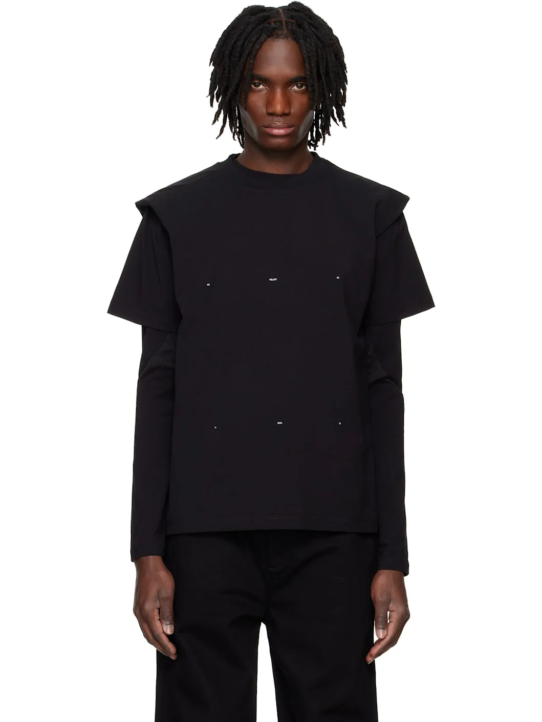 Black Outline Logo T-shirt - 1