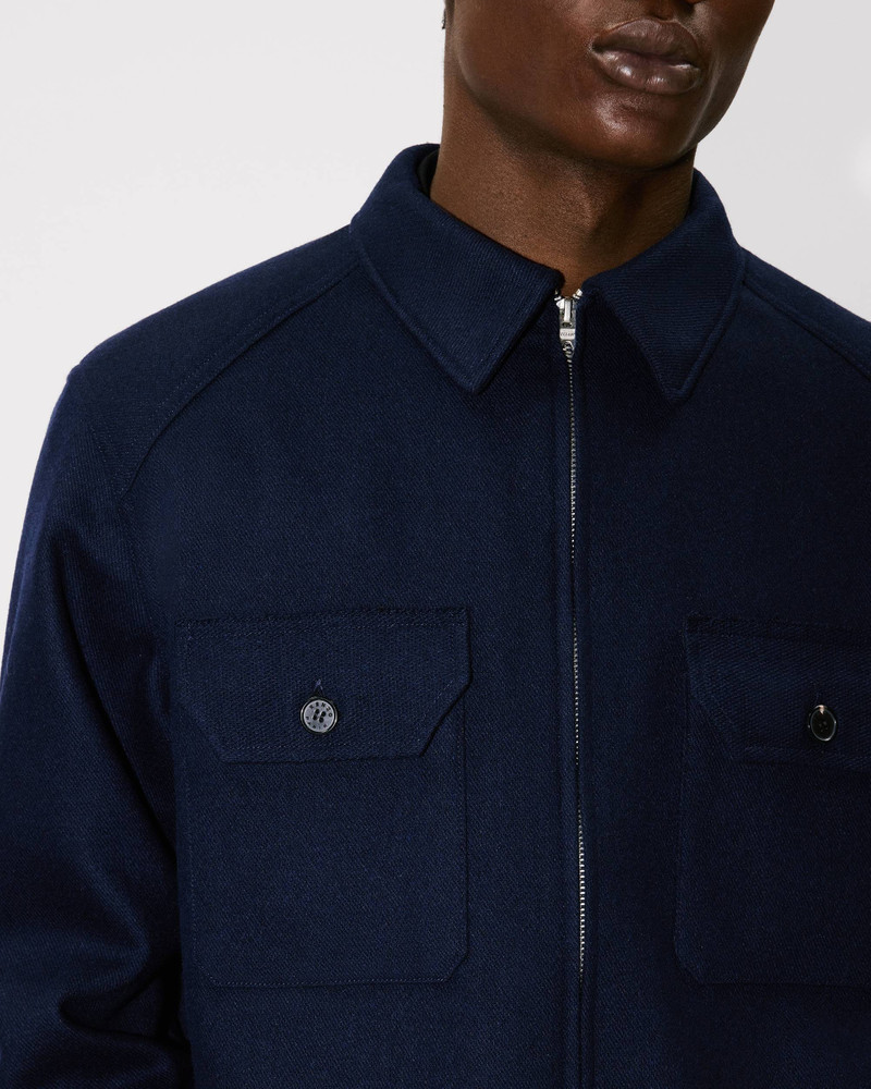 'KENZO Winter Holidays' overshirt in wool 6