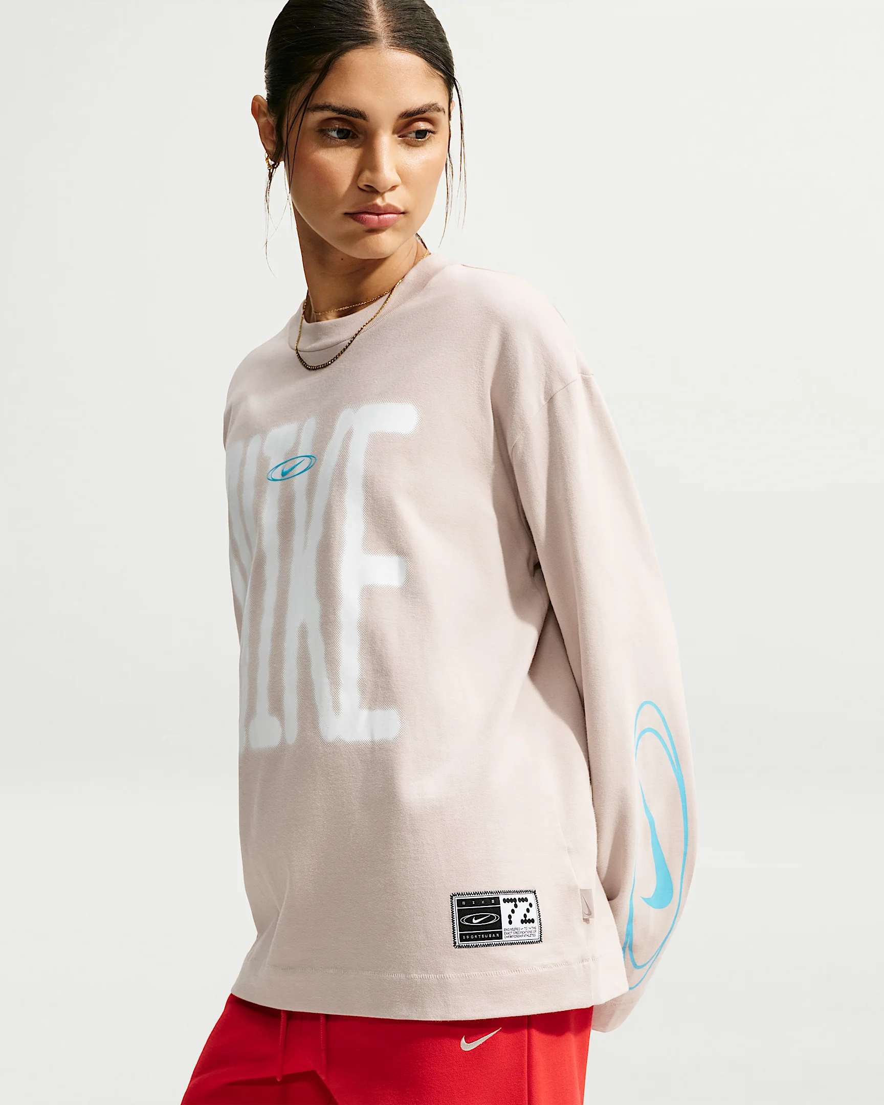 Nike Sportswear Women's Oversized Long-Sleeve T-Shirt - 1