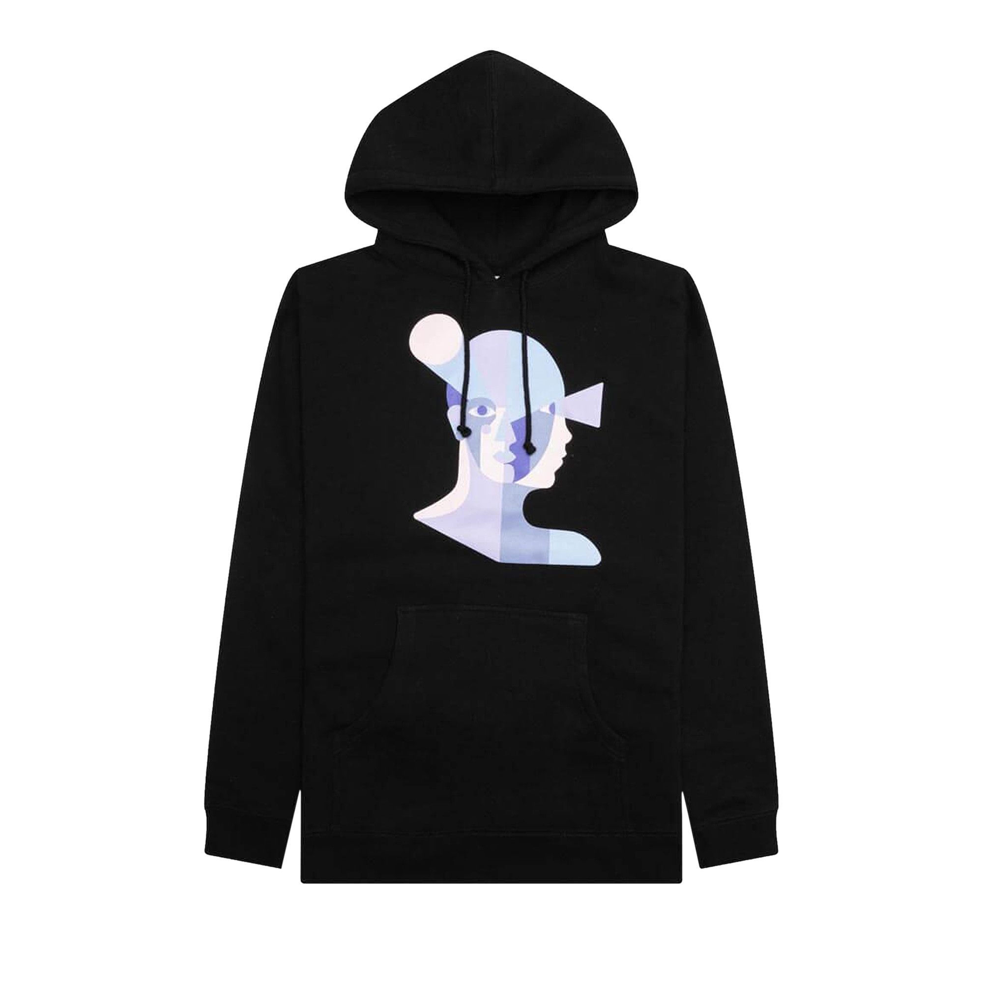 KidSuper Bauhaus Face Hoodie 'Black' - 1