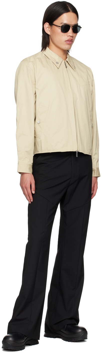 C2H4 Beige Manuals Jacket | REVERSIBLE