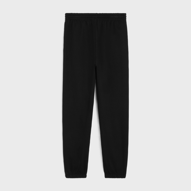 triomphe loose track pants in cotton and cashmere 2