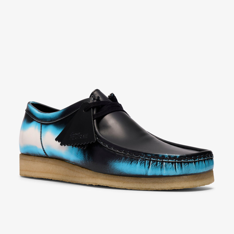 Wallabee Black Brush Off 7