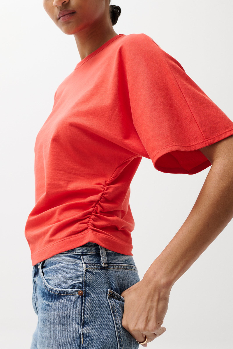 PISTOLA VERONICA KIMONO SLEEVE FITTED TEE - SYRAH outlook