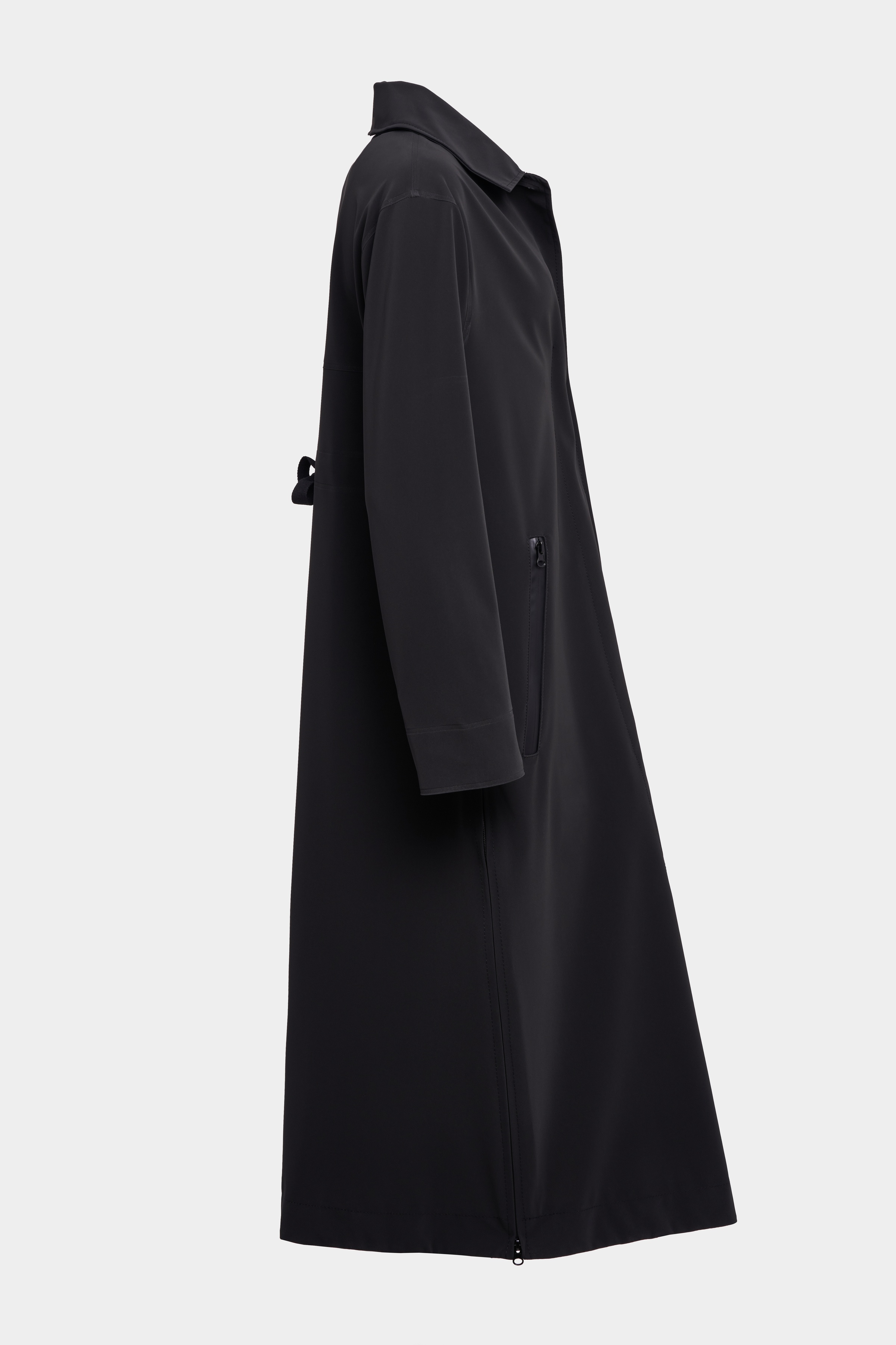Hornstull Matte Long Raincoat Black - 6
