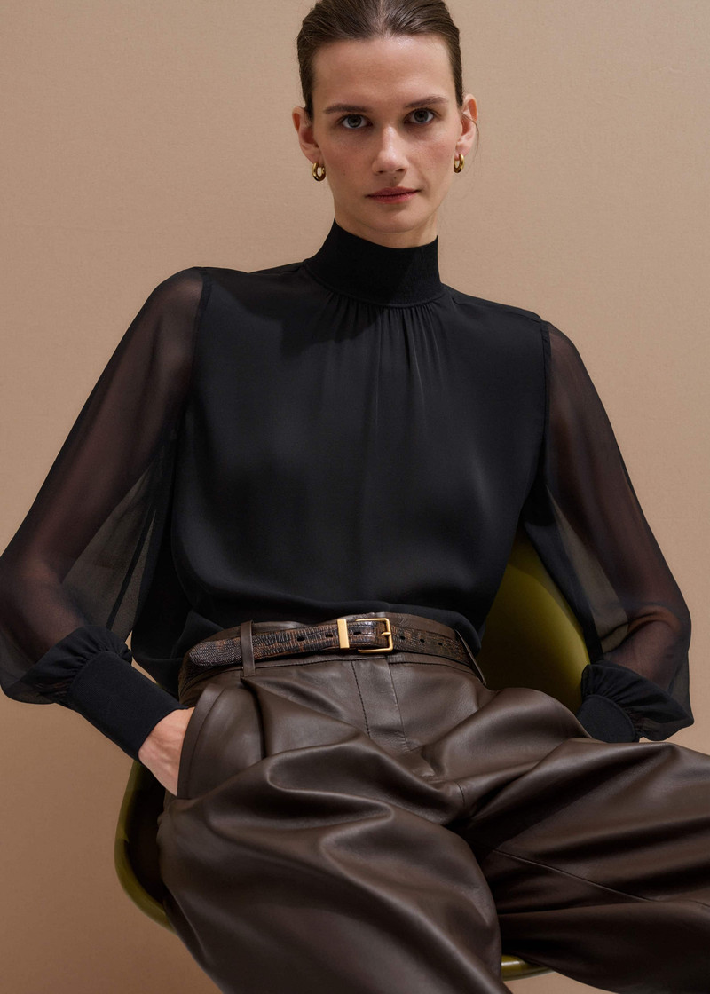 ME+EM Sheer Sleeve Blouse outlook