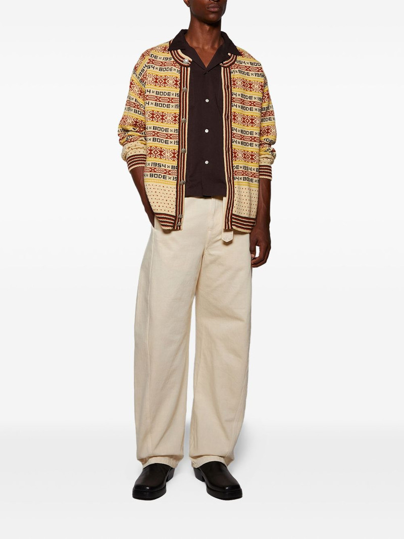 BODE chest-pocket short-sleeve shirt outlook