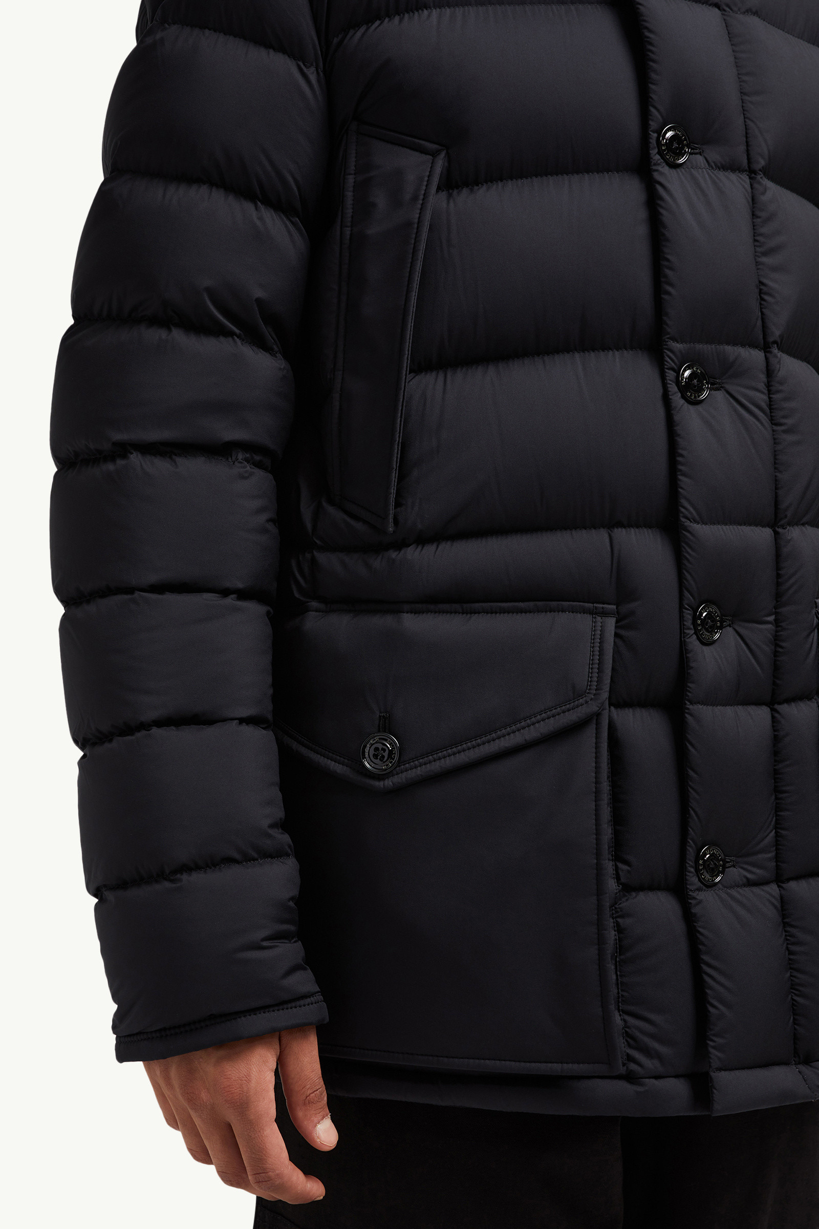 Clunye Hooded Mid-Length Down Jacket - 6