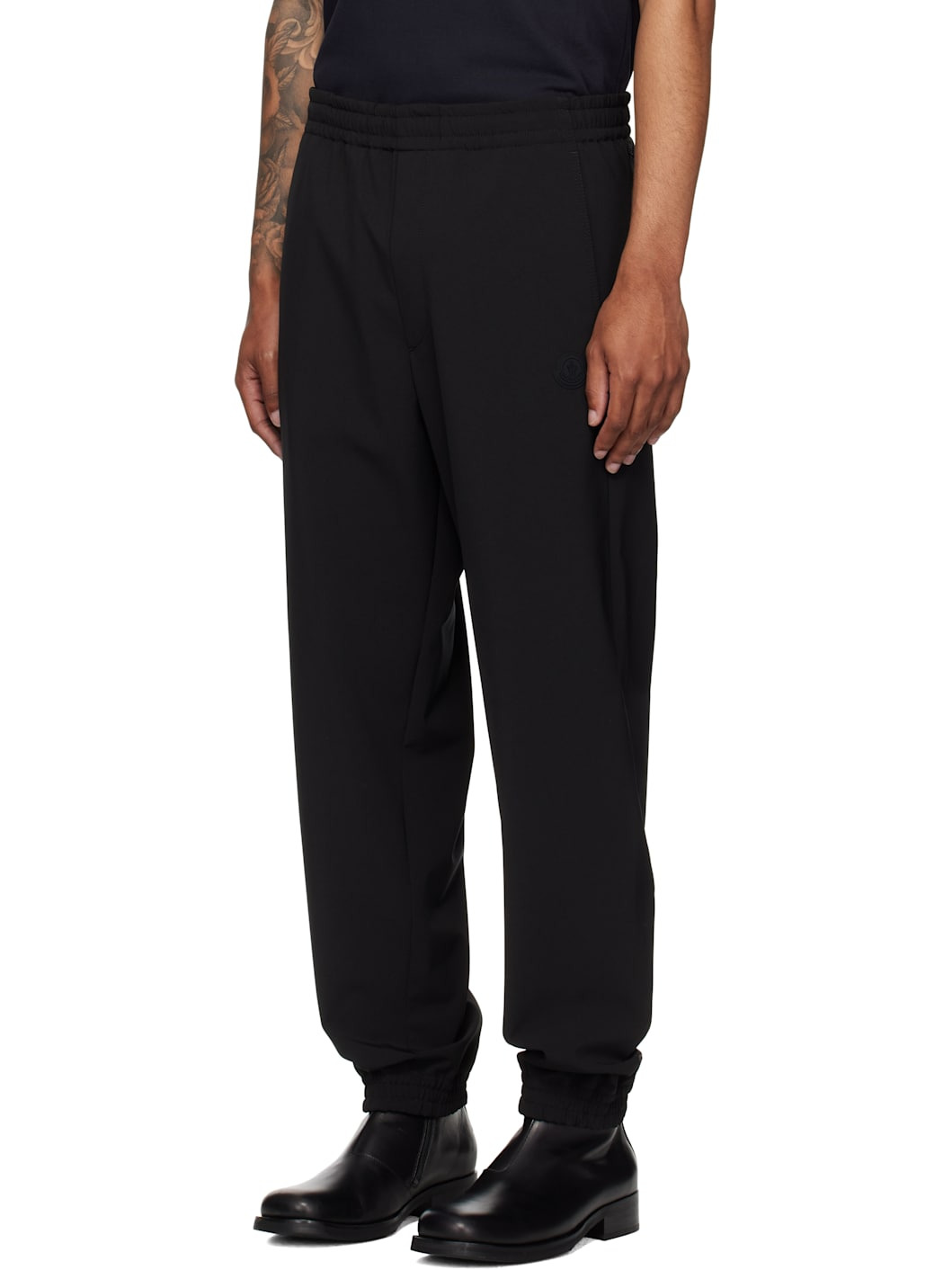 Black Logo Jogging Sweatpants - 4