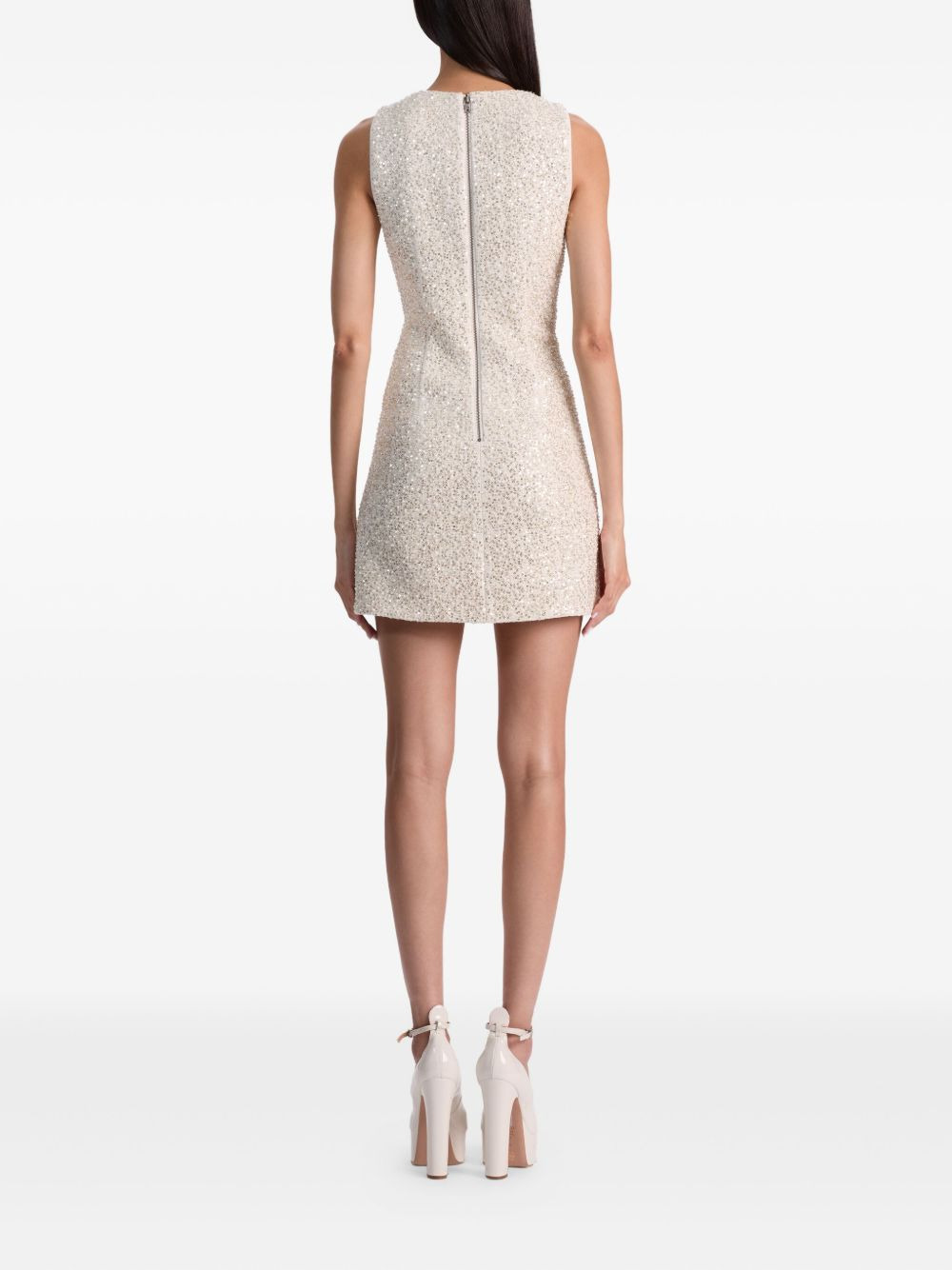 Cade embellished sleeveless shift dress - 4
