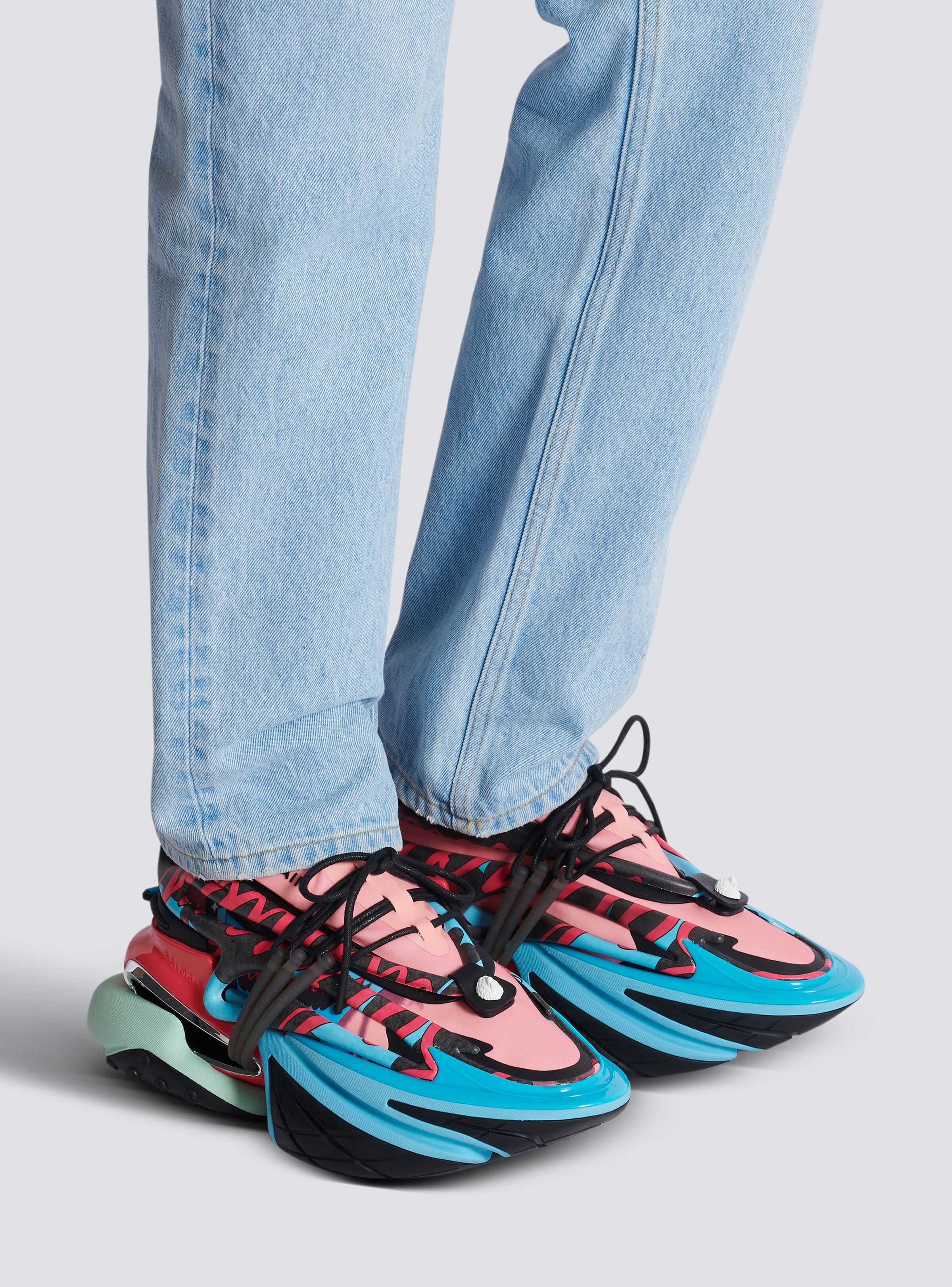 Unicorn Low sneakers in neoprene and calfskin - 9
