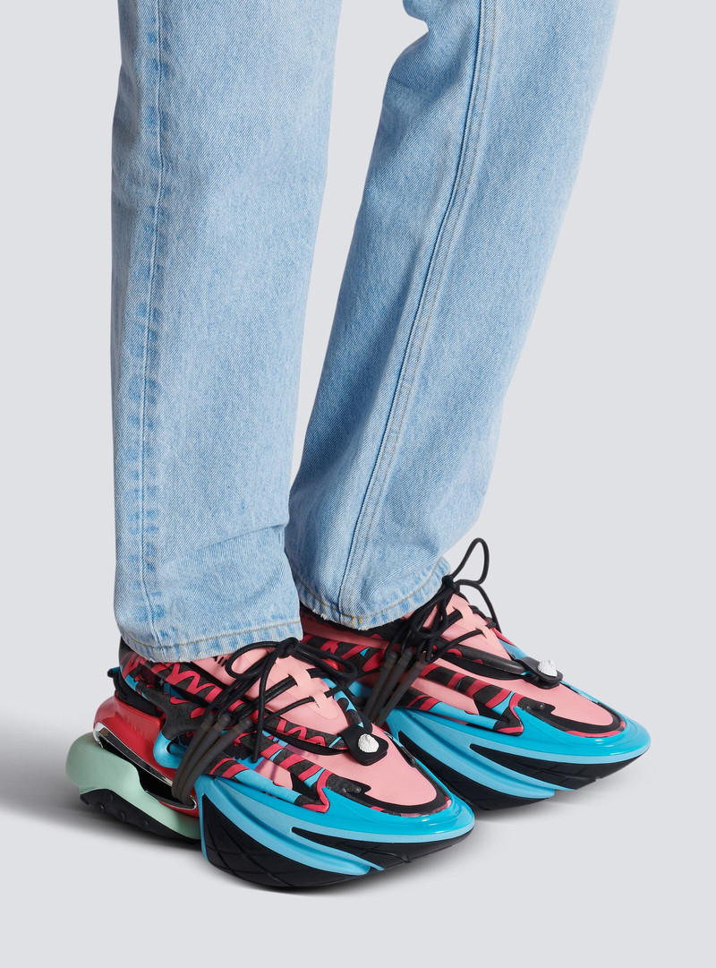 Unicorn Low sneakers in neoprene and calfskin 9