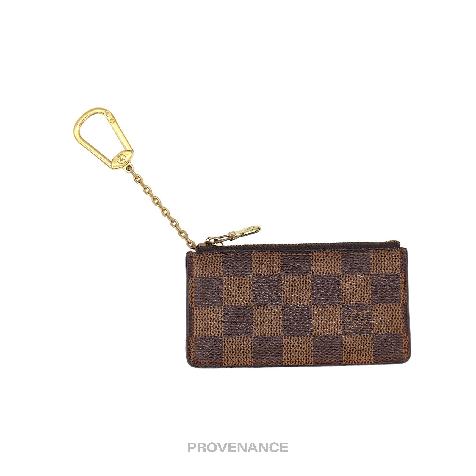 Louis Vuitton Two Tone Key Pouch Cles - Damier Ebene - 2