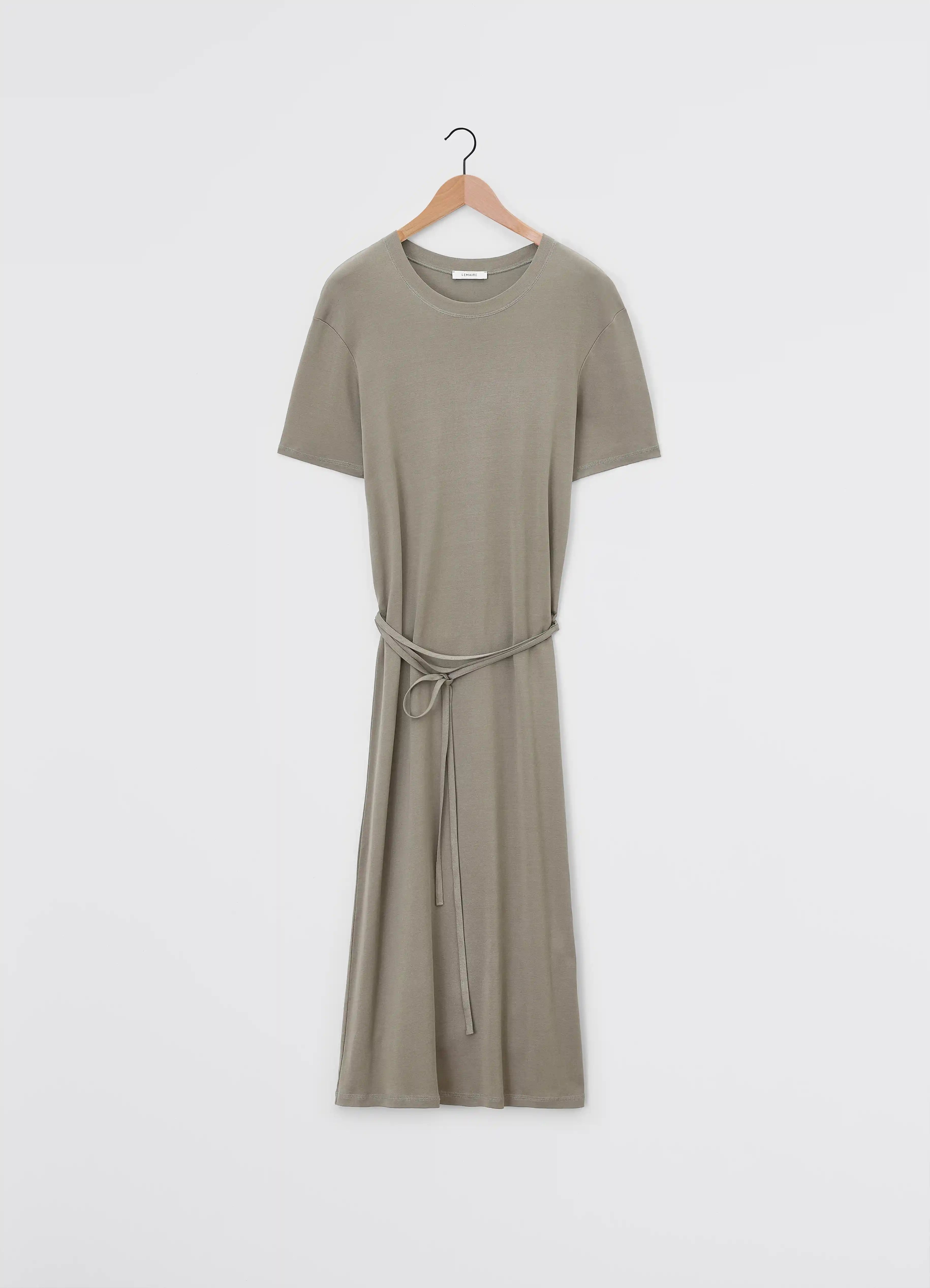 BELTED RIB T-SHIRT DRESS - 3