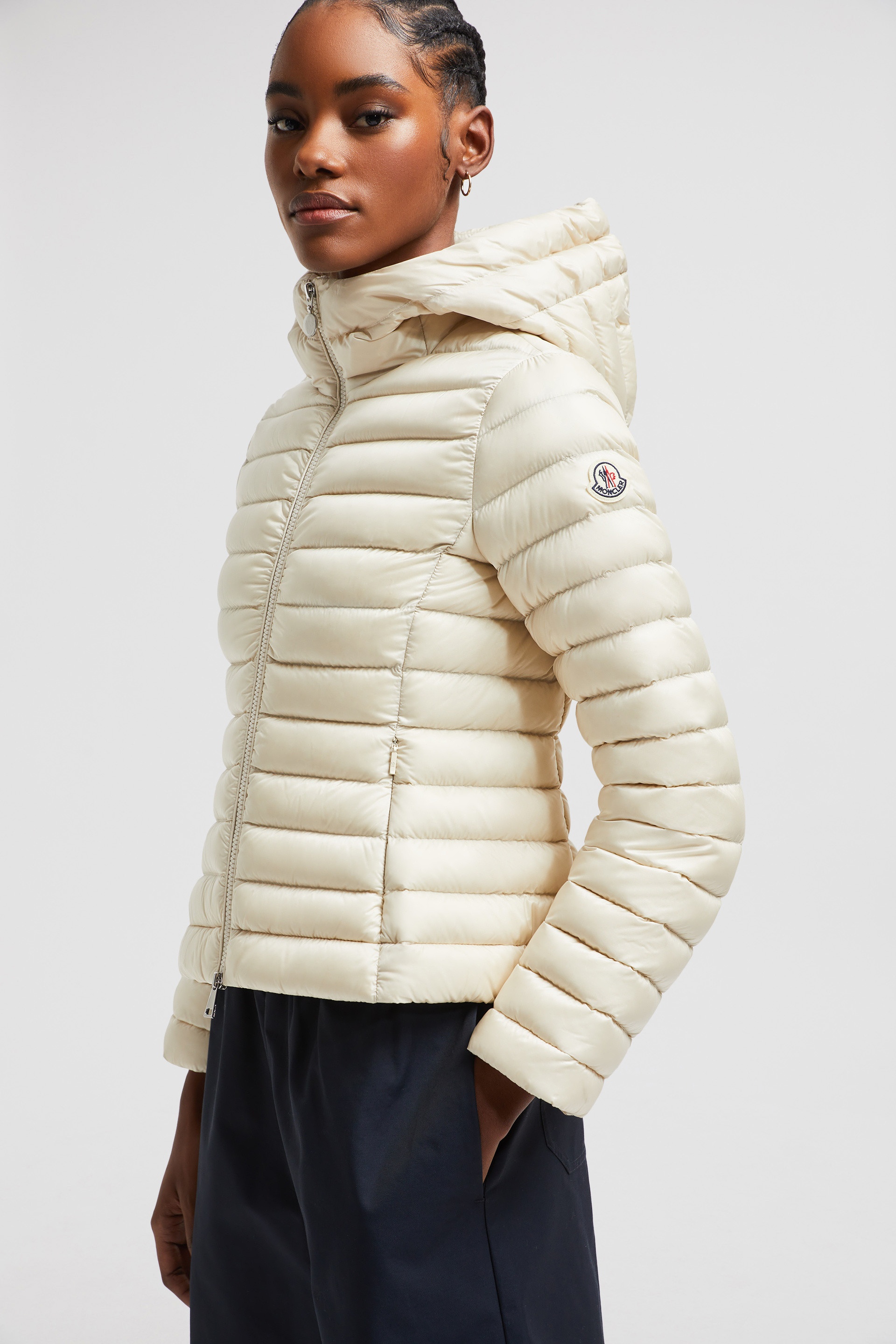 ダウンジャケット・コート Moncler Ige Hooded Short Puffer Jacket Black Ige Hooded Short Down Jacket - Short Down Jackets for