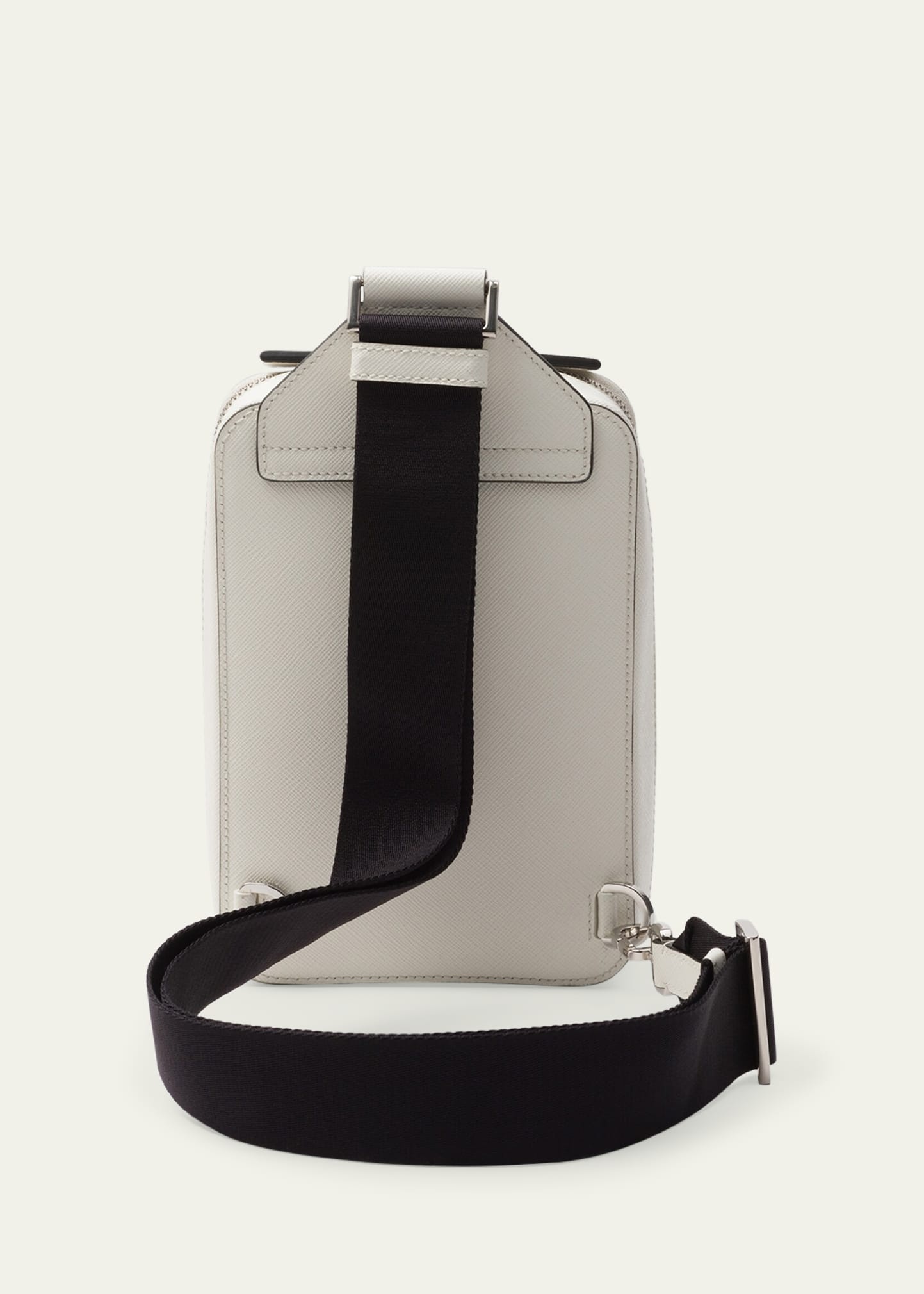 Men's Saffiano Leather Sling Backpack - 2