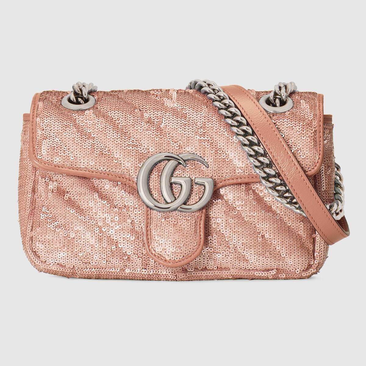 GG Marmont mini sequin shoulder bag - 1