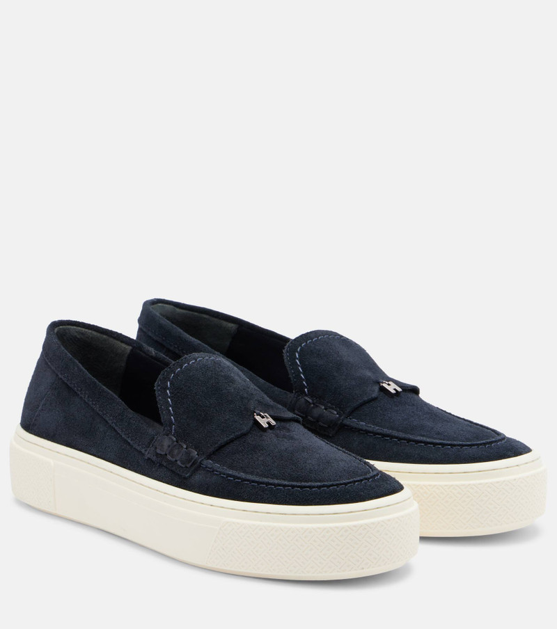 H705 suede slip-on shoes 1