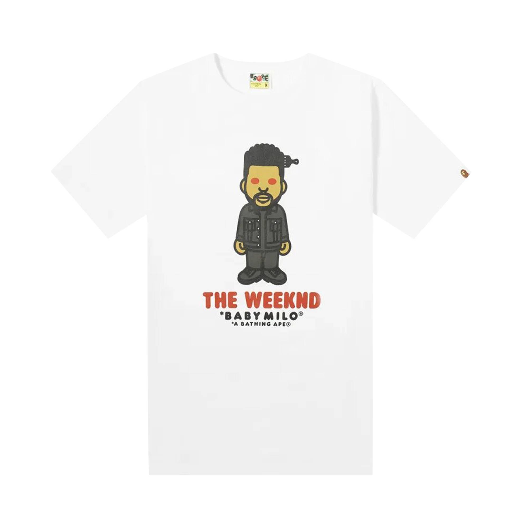 BAPE x XO The Weeknd Baby Milo Tee 'White' - 1