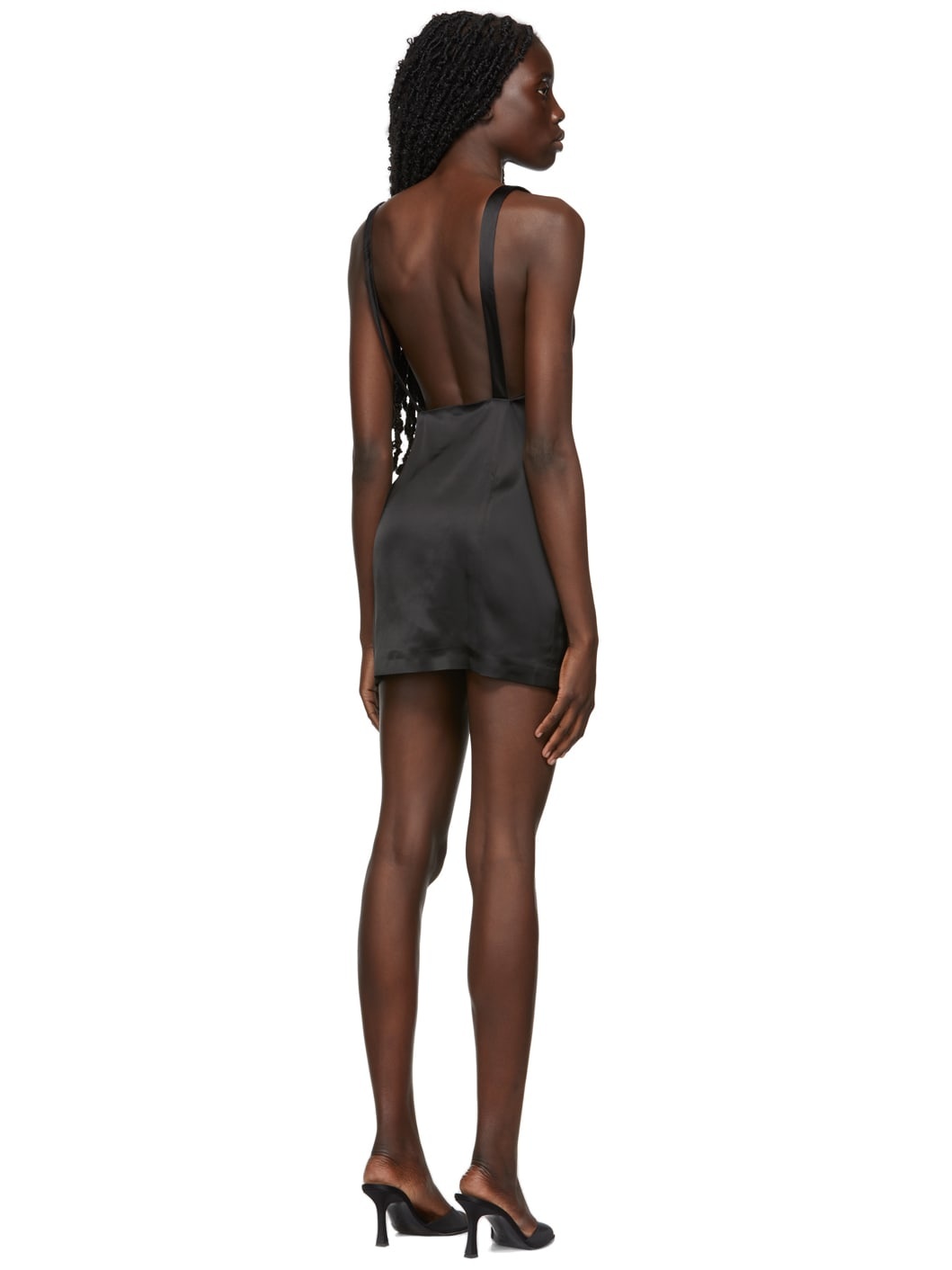 Black Junin Short Dress - 3