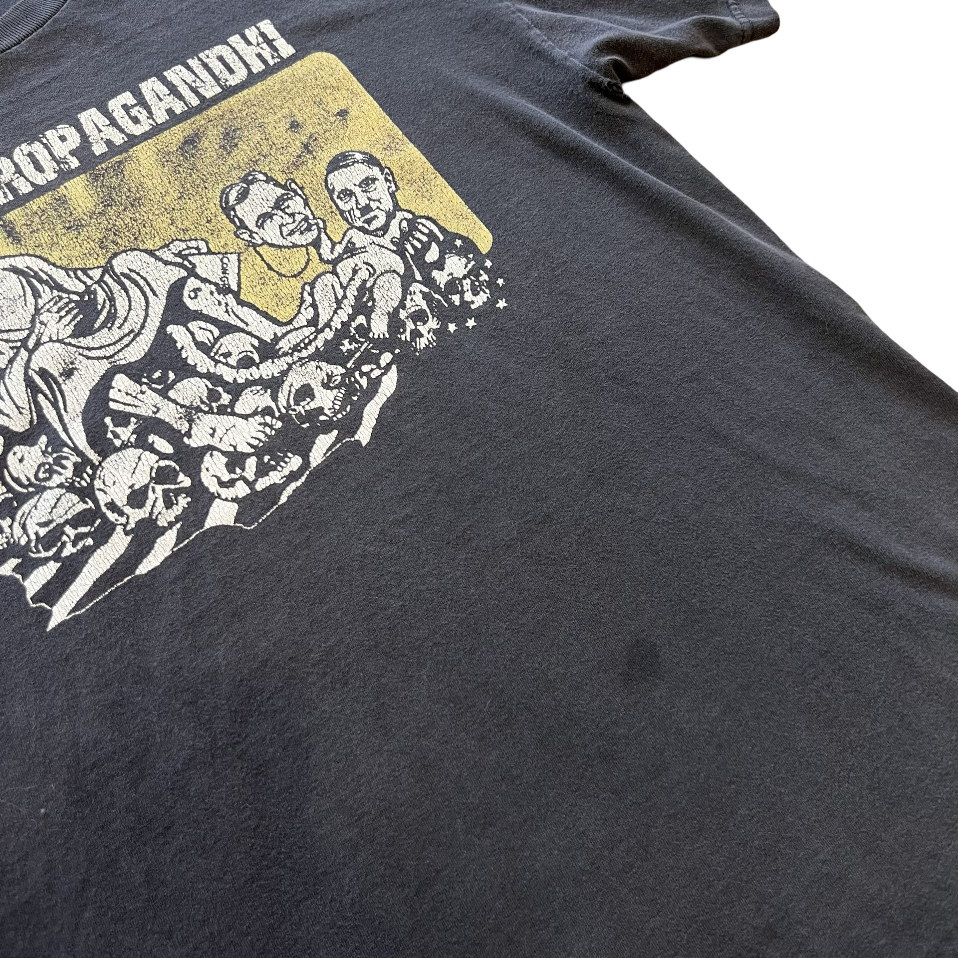 Final Blow - Vintage Propagandhi Punk Political Satire T-Shirt SZ L - 5