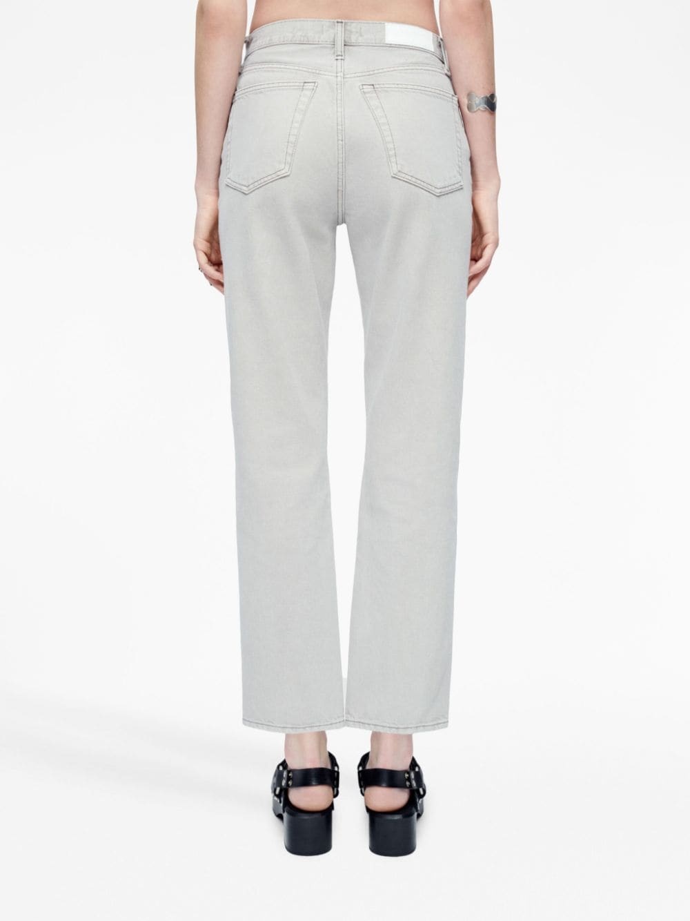 70s Stove Pipe high-rise slim-cut jeans - 4