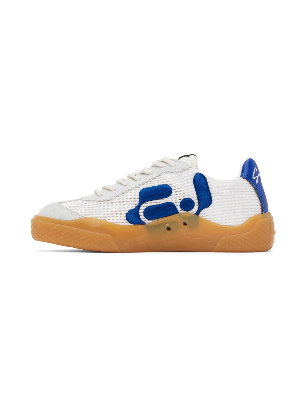 Gray & Blue Santos Sneakers - 3