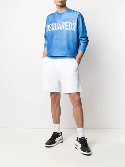 DSQUARED2 logo-print sweatshirt outlook